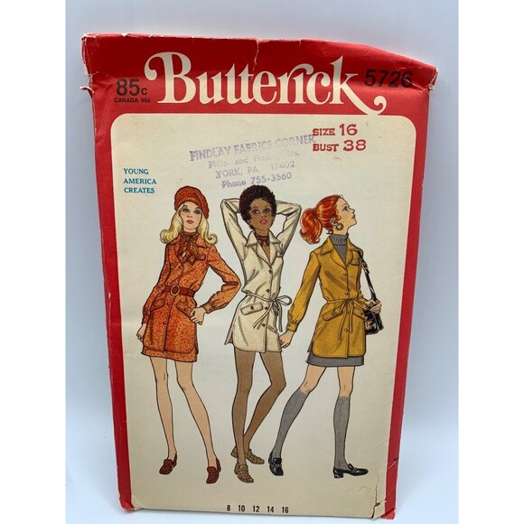 Butterick Misses Dress Skirt Jacket Sewing Pattern sz 14 7542 - uncut - Picture 1 of 2
